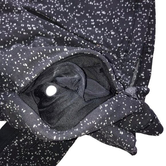 LULULEMON Run Briskly 1/2 Zip Black Magnetized Jacquard Black, Pullover, Size 6 - Picture 7 of 10